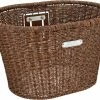 Panier ELECTRA Plastic Woven Dark Brown -VTT marches 00019058 1