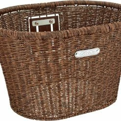 Panier ELECTRA Plastic Woven Dark Brown