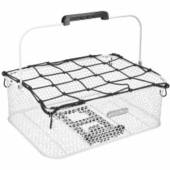 Panier ELECTRA Honeycomb Low Profile MIK White Arrière