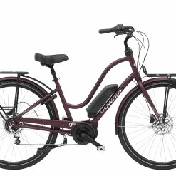VTC électrique ELECTRA Townie Commute Go! 5i Step-Thru Matte Oxblood