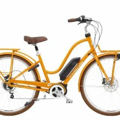 VTC électrique ELECTRA Townie Commute Go! 5i EQ Step-Thru Tangerine