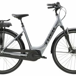 VTC électrique TREK District+ 2 Lowstep Galactic Grey 500wh