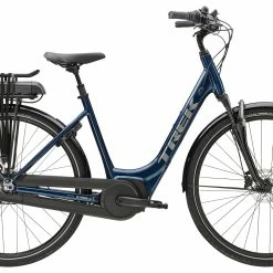 VTC électrique TREK District+ 2 Lowstep Mulsanne Blue 400wh