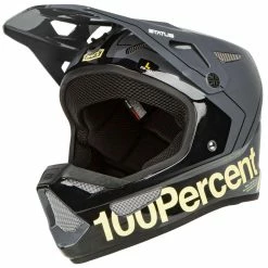 100% Enfant Casque VTT Downhill Status Carby Charbon