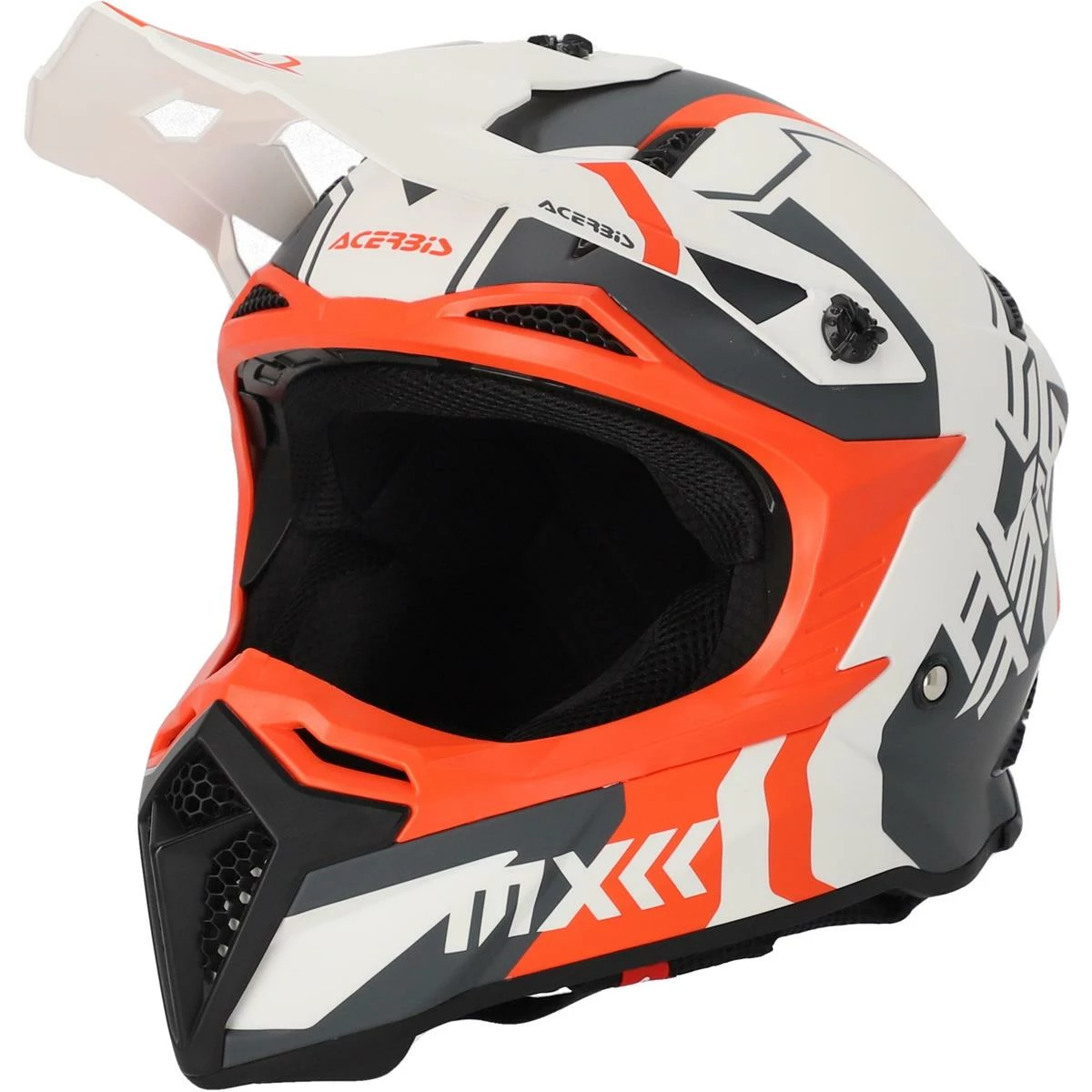 Acerbis Casque MX Profile 5 22-06 Blanc/Orange 3 Acerbis Casque MX Profile 5 22-06 Blanc/Orange