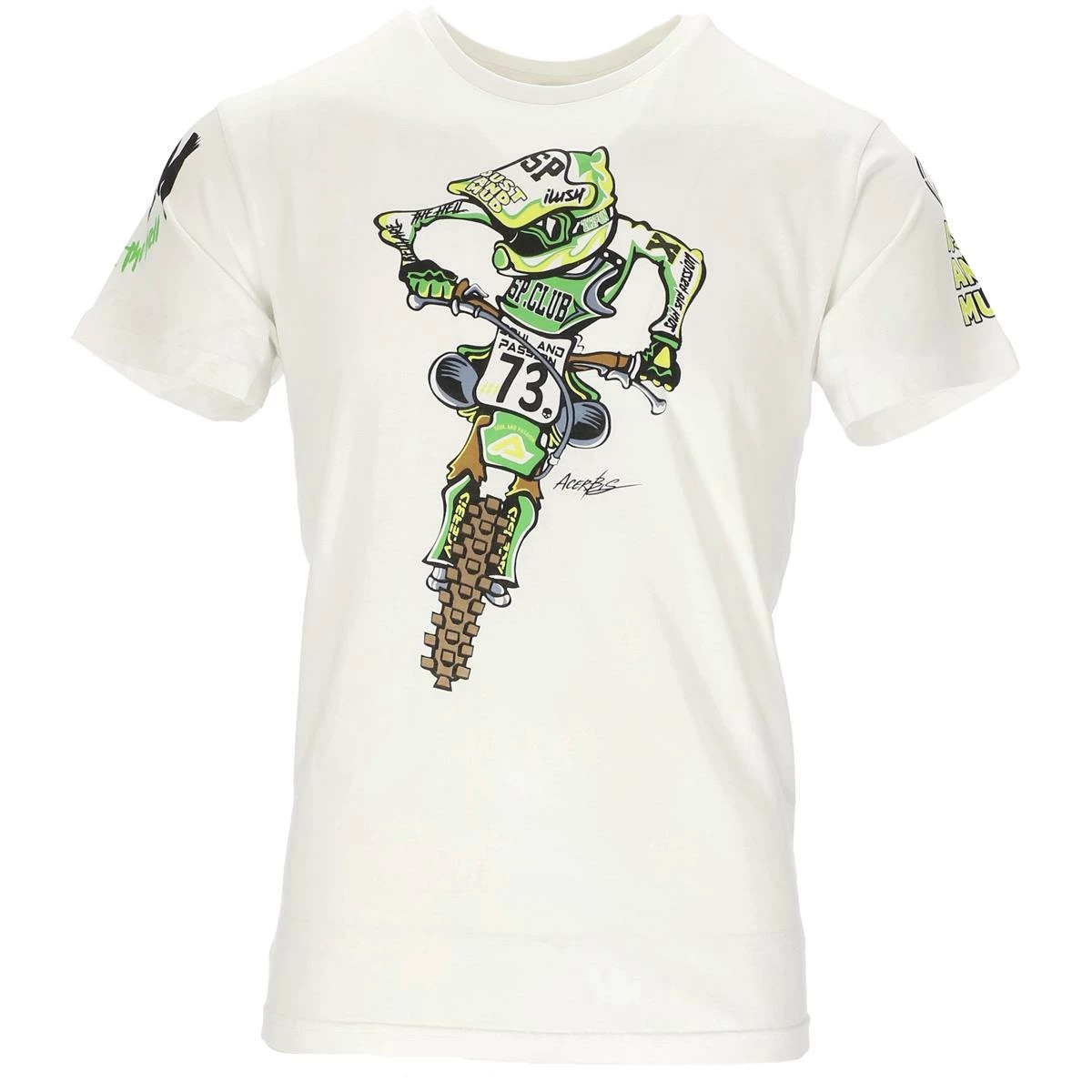 Acerbis T-Shirt SP Club Rider Blanc 3 Acerbis T-Shirt SP Club Rider Blanc