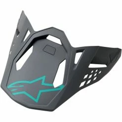 Alpinestars Visière Supertech M8 Radium - Grey/Teal/Matte