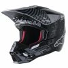 Alpinestars Casque MX S-M5 Solar Flare - Noir/Gris/Or/Glossy -VTT marches alpinestars motocross helm mx helmet s m5 1 2