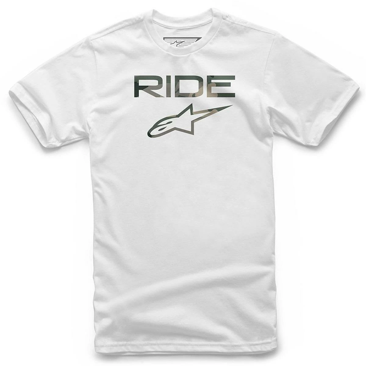 Alpinestars T-Shirt Ride 2.0 Camo Blanc 3 Alpinestars T-Shirt Ride 2.0 Camo Blanc