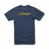 Alpinestars T-Shirt Ride 3.0 Navy/Or -VTT marches alpinestars t shirt ride 3 0 1