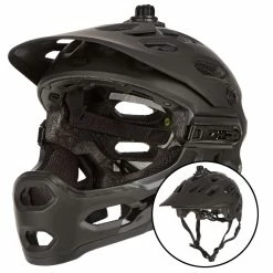 Bell Casque VTT Enduro Super 3R MIPS Mat - Noir/Gris