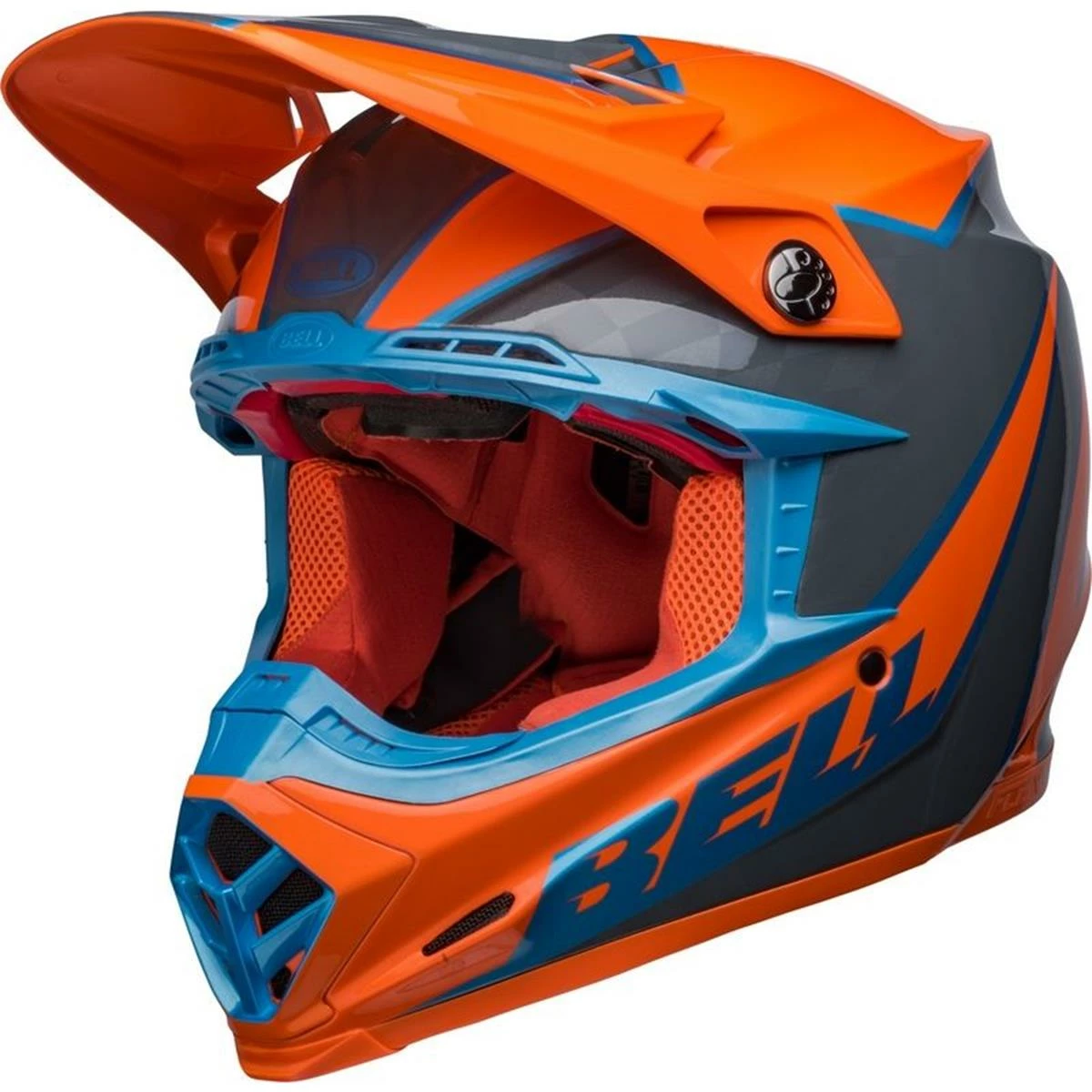 Bell Casque MX Moto-9S Flex Sprite - Orange/Gris 3 Bell Casque MX Moto-9S Flex Sprite - Orange/Gris