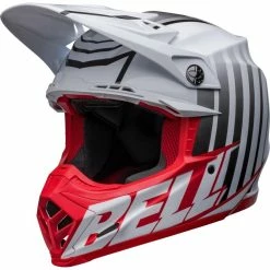 Bell Casque MX Moto-9S Flex Sprint - Blanc/Rouge