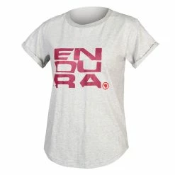 Endura Femme T-Shirt One Clan Organic Stacked Gris