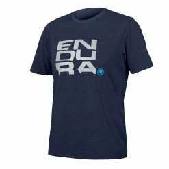 Endura T-Shirt One Clan Organic Stacked Bleu Ink