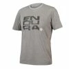 Endura T-Shirt One Clan Organic Stacked Gris -VTT marches endura t shirt one clan organic stacked 1
