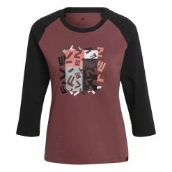 Five Ten Femme T-Shirt Manches Longues 5.10 GFX Quiet Crimson