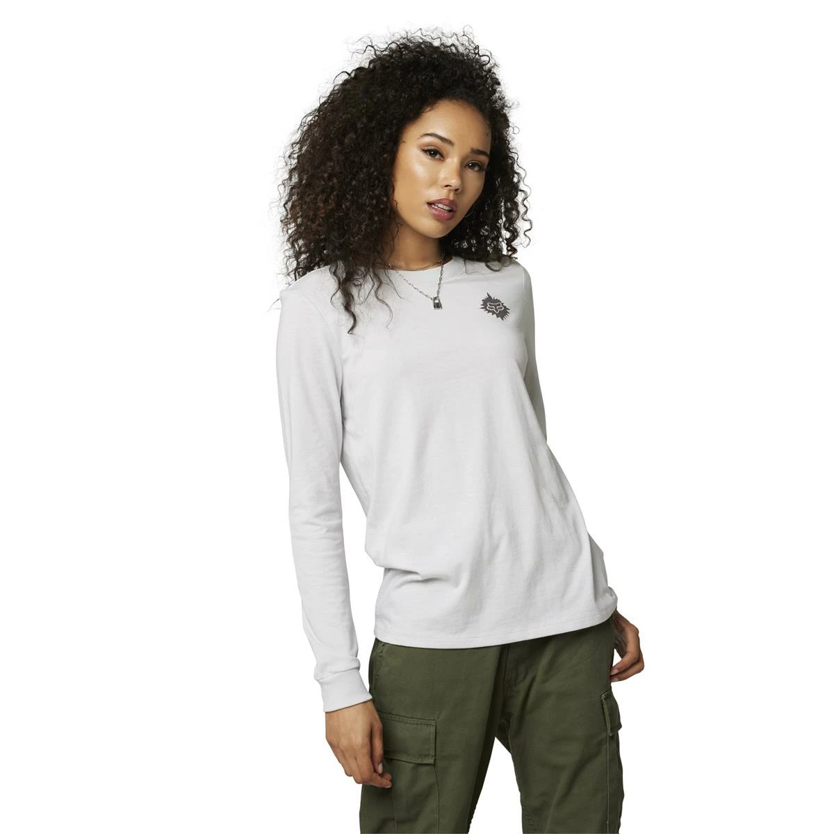 Fox Femme Maillot Manches Longues Coastal Blues Vintage Blanc 3 Fox Femme Maillot Manches Longues Coastal Blues Vintage Blanc