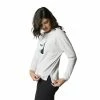 Fox Femme T-Shirt Manches Longues Detonate Knit Light Gray -VTT marches fox girls langarmshirt girls long sleeve detonate knit 1 1