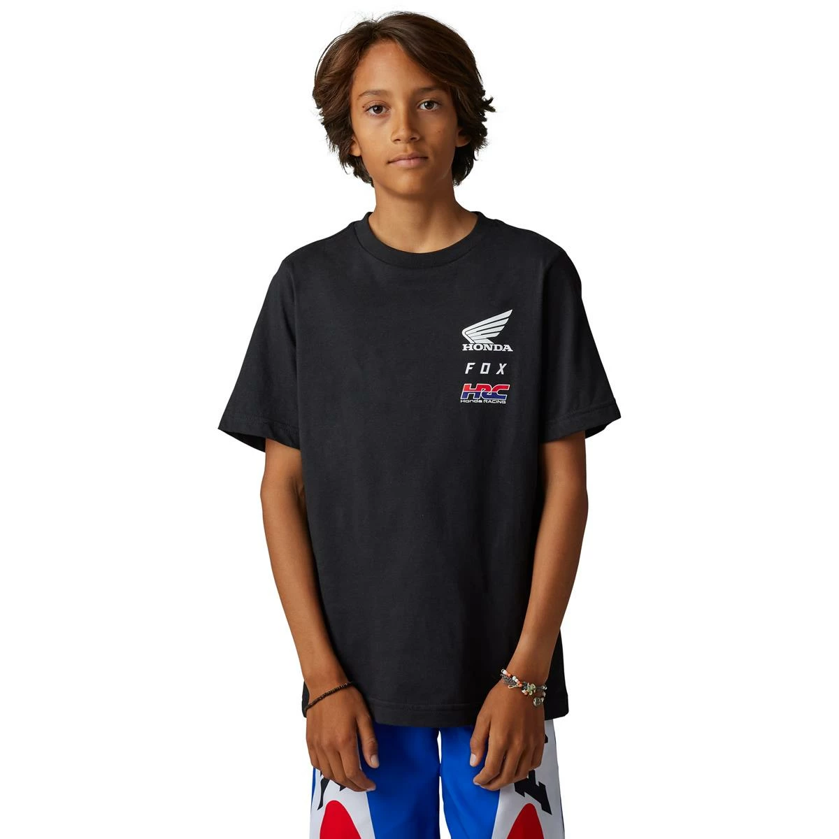 Fox Enfant T-Shirt Honda Noir 3 Fox Enfant T-Shirt Honda Noir