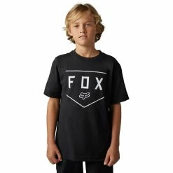 Fox Enfant T-Shirt Shield Noir