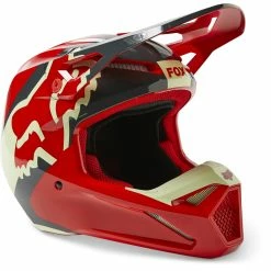 Fox Casque MX V1 Xpozr Rouge Flo