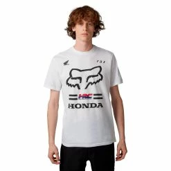 Fox T-Shirt Honda II Optic Blanc