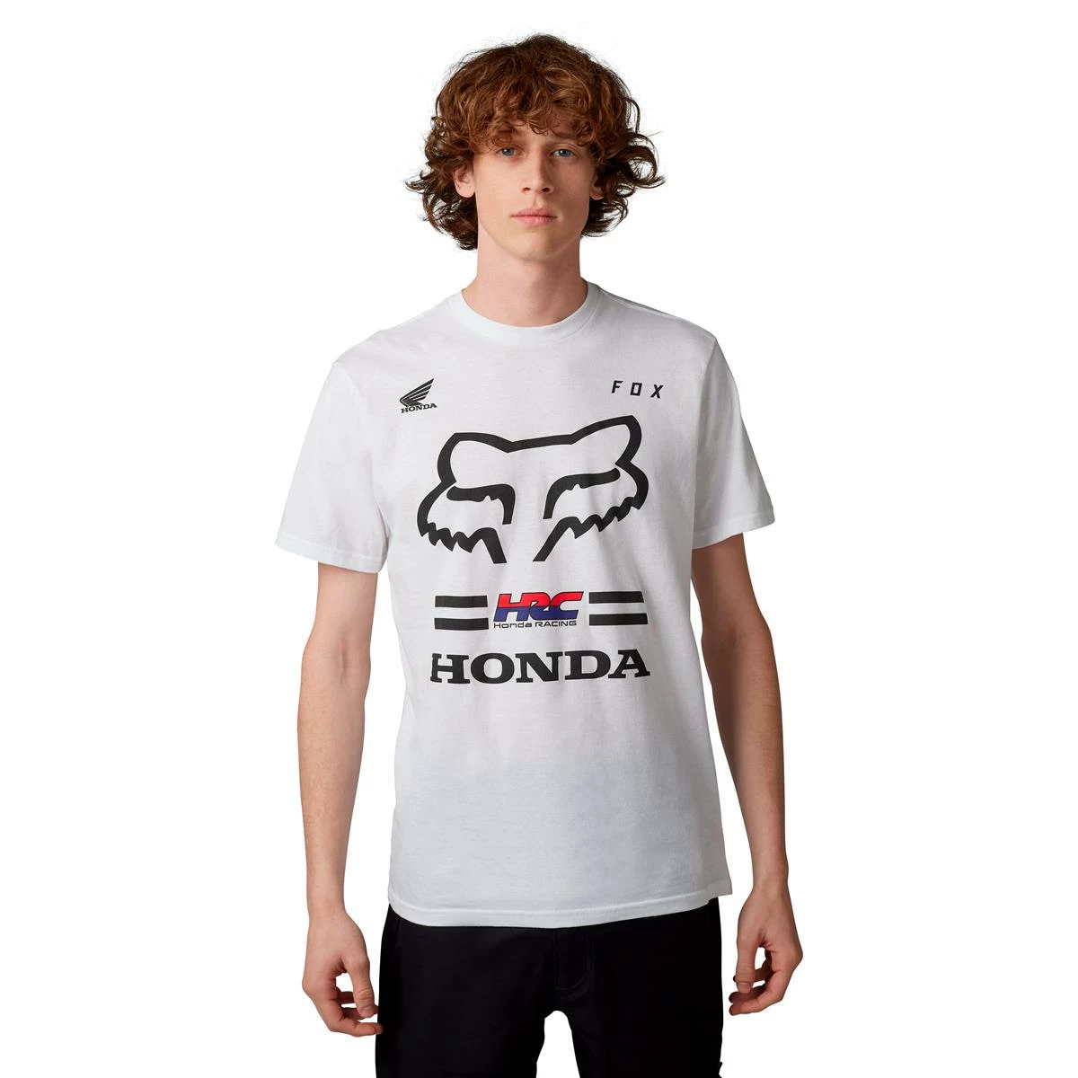 Fox T-Shirt Honda II Optic Blanc 3 Fox T-Shirt Honda II Optic Blanc