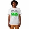 Fox T-Shirt Kawasaki Optic Blanc -VTT marches fox t shirt kawasaki 1 1