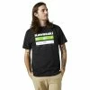 Fox T-Shirt Kawi Premium Stripes - Noir 1 Fox T-Shirt Kawi Premium Stripes - Noir -VTT marches fox t shirt kawi premium 1 1