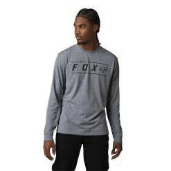 Fox Tech T-Shirt Manches Longues Pinnacle Gris Graphite