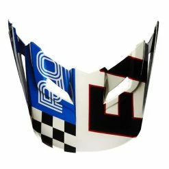 Fox Visière V1 Fiend Bleu/Rouge - Special Edition