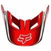 Fox Visière Casque MX V1 Race - Rouge 2 Fox Visière Casque MX V1 Race - Rouge -VTT marches fox helmschild2 1370961558