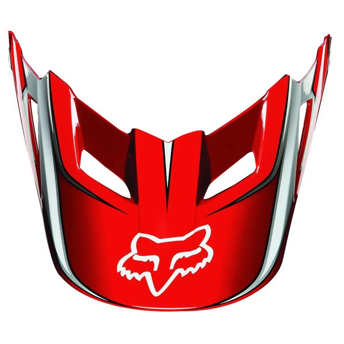 Fox Visière Casque MX V1 Race - Rouge 3 Fox Visière Casque MX V1 Race - Rouge