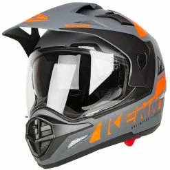 Kenny Casque Adventure Extreme Matte - Gris/Orange