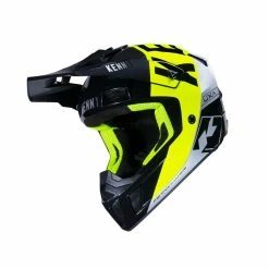 Kenny Casque MX Performance Graphic - Noir/Jaune Neon/Argent