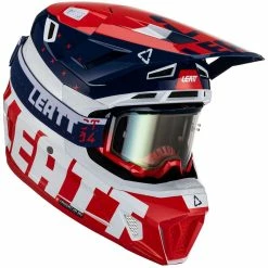Leatt Kit Casque MX Avec Masque Moto 7.5 V23 Royal