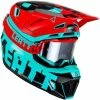 Leatt Kit Casque MX Avec Masque Moto 7.5 V23 Fuel -VTT marches leatt motocross helm kit mit brille mx helmet kit with goggles moto 7 5 v23 1 3