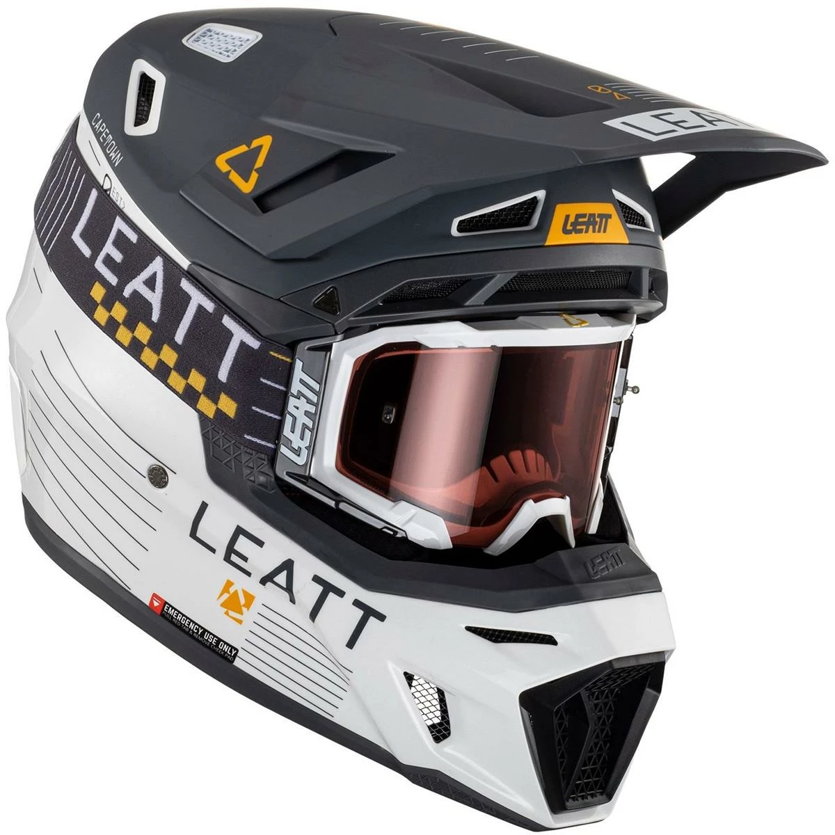 Leatt Kit Casque MX Avec Masque Moto 8.5 V23 Metallic 3 Leatt Kit Casque MX Avec Masque Moto 8.5 V23 Metallic