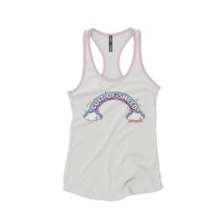 Loose Riders Femme Débardeur Rainbow - Blanc