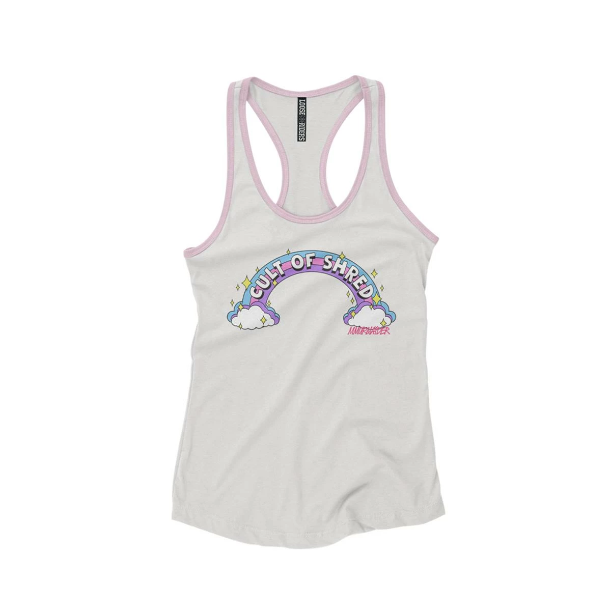 Loose Riders Femme Débardeur Rainbow - Blanc 3 Loose Riders Femme Débardeur Rainbow - Blanc