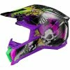LS2 Casque MX MX703 X-Force Fireskull - Purple -VTT marches ls2 motocross helm mx helmet mx703 x force 1