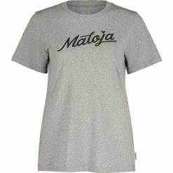 Maloja Femme T-Shirt ElvasM. Gray Melange