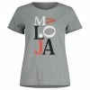 Maloja Femme T-Shirt PadolaM. Gris Melange -VTT marches maloja girls t shirt padolam 3