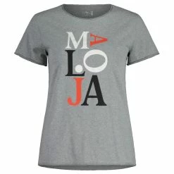 Maloja Femme T-Shirt PadolaM. Gris Melange