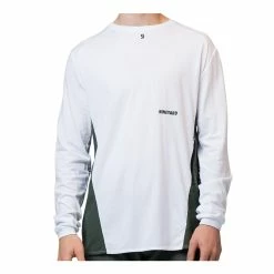 Nineyard Tech T-Shirt Manches Longues Premium Bamboo Blanc