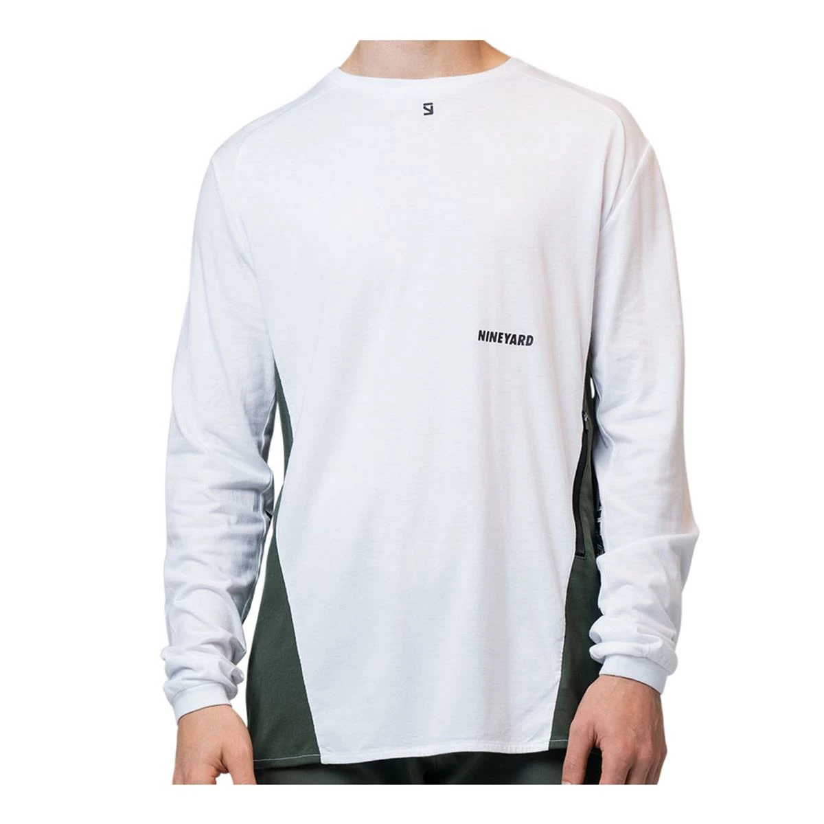 Nineyard Tech T-Shirt Manches Longues Premium Bamboo Blanc 3 Nineyard Tech T-Shirt Manches Longues Premium Bamboo Blanc
