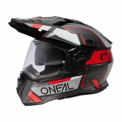 O'Neal Casque Adventure D-SRS Square V.23 - Noir/Gris/Rouge