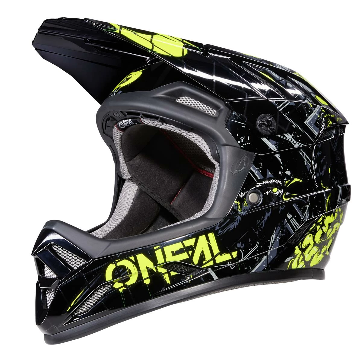O'Neal Casque VTT Downhill Backflip Zombie - Noir/Néon Jaune 3 O'Neal Casque VTT Downhill Backflip Zombie - Noir/Néon Jaune