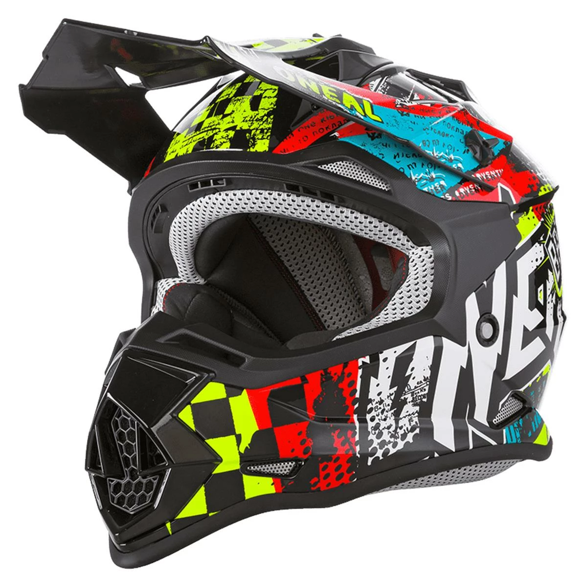 O'Neal Enfant Casque MX 2SRS Wild - Multi 3 O'Neal Enfant Casque MX 2SRS Wild - Multi